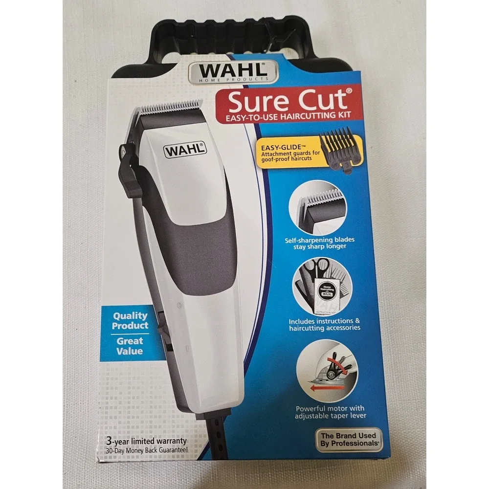 Wahl Sure Cut Easy to Use Haircutting‎ Kit Clipper 79449 NEW